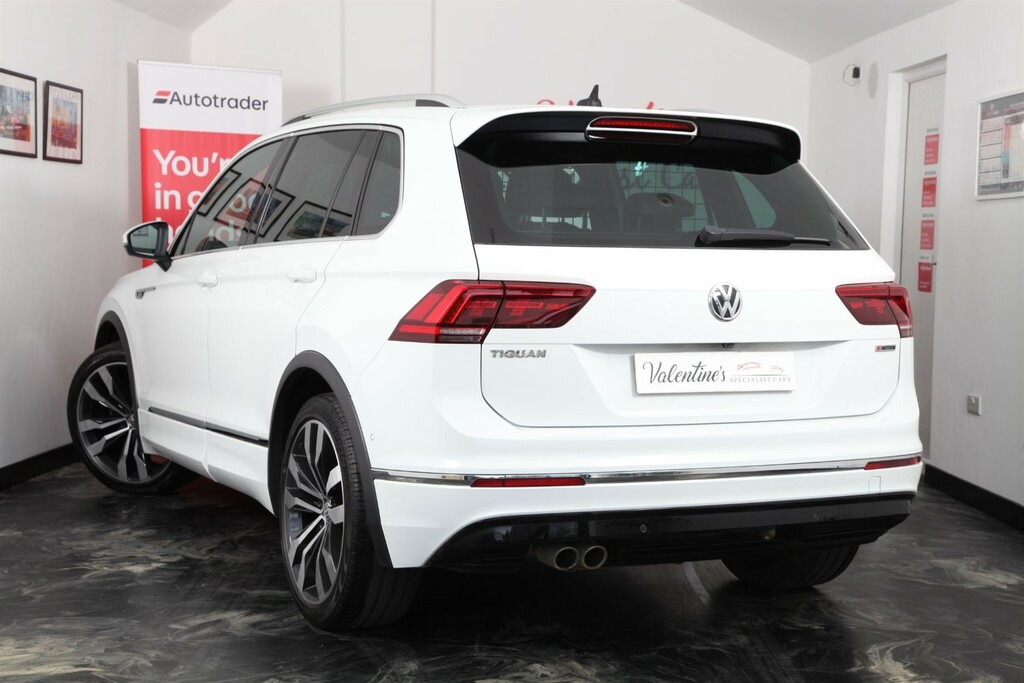 Volkswagen Tiguan 2.0 Tdi R-line Tech Dsg 4Motion Euro 6 Ss LL69HGD White #5
