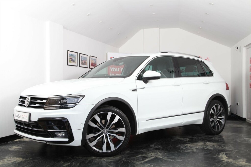 Volkswagen Tiguan 2.0 Tdi R-line Tech Dsg 4Motion Euro 6 Ss LL69HGD White #2