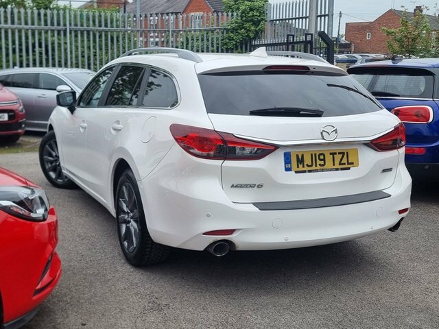 Mazda 6 2.0 Skyactiv-g Se-l Nav Tourer MJ19TZL White #4