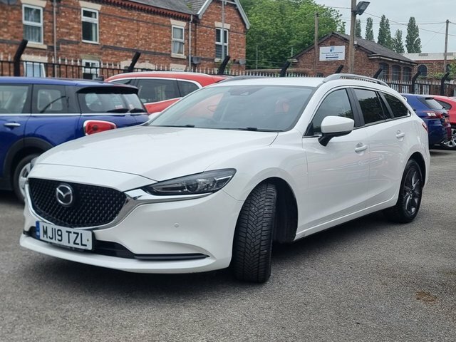 Mazda 6 2.0 Skyactiv-g Se-l Nav Tourer MJ19TZL White #3