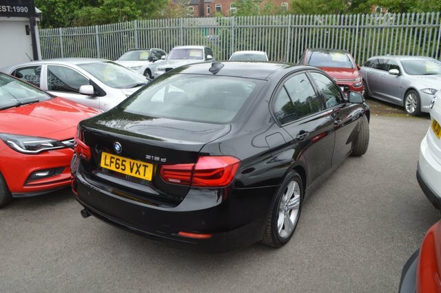 BMW 3 Series 2.0 316D Sport Saloon Euro 6 S LF65VXT Black #4