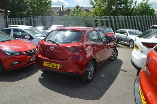 Mazda 2 1.5 E-skyactiv G Mhev Mhev Se-l Hatchback Petr HV22RJU Red #5