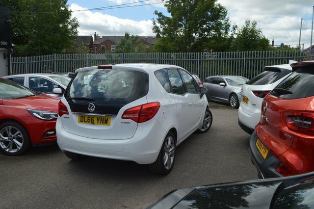 Vauxhall Meriva 1.4I Turbo Club Mpv Euro 6 120 DL66YNW White #5