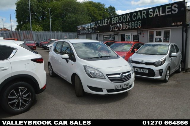 Vauxhall Meriva 1.4I Turbo Club Mpv Euro 6 120 White