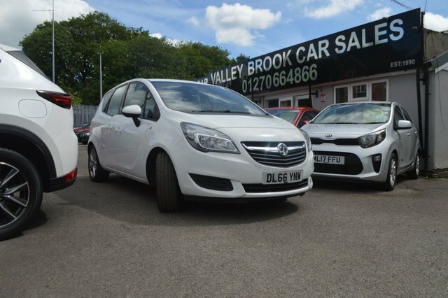 Vauxhall Meriva 1.4I Turbo Club Mpv Euro 6 120 DL66YNW White #2