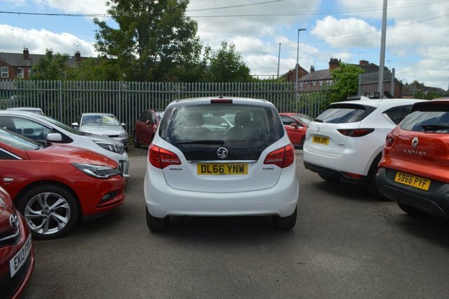 Vauxhall Meriva 1.4I Turbo Club Mpv Euro 6 120 DL66YNW White #6