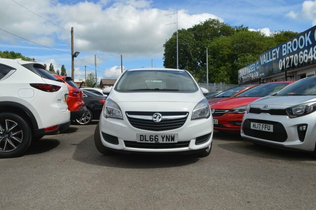 Vauxhall Meriva 1.4I Turbo Club Mpv Euro 6 120 DL66YNW White #3