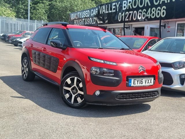 Citroen C4 Cactus 1.6 Bluehdi Flair Hatchback Etg6 Euro 6 Red #2