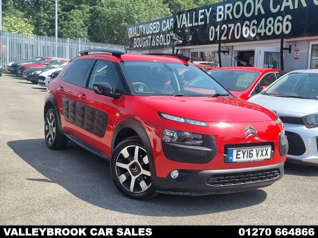 Citroen C4 Cactus 1.6 Bluehdi Flair Hatchback Etg6 Euro 6 Red