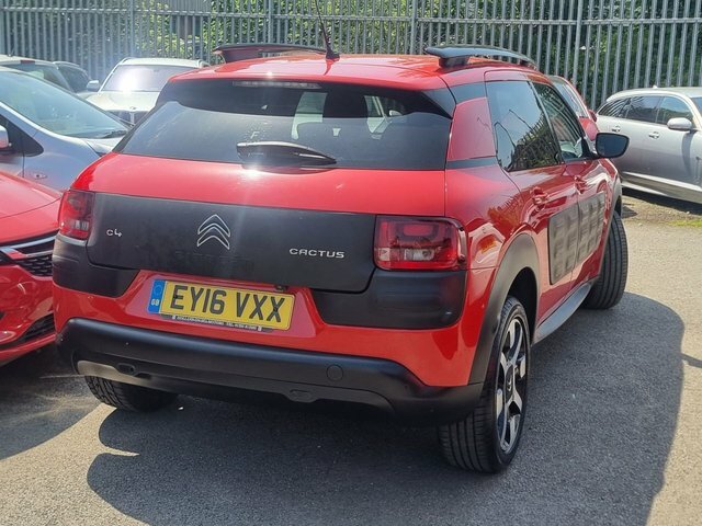Citroen C4 Cactus 1.6 Bluehdi Flair Hatchback Etg6 Euro 6 Red #6