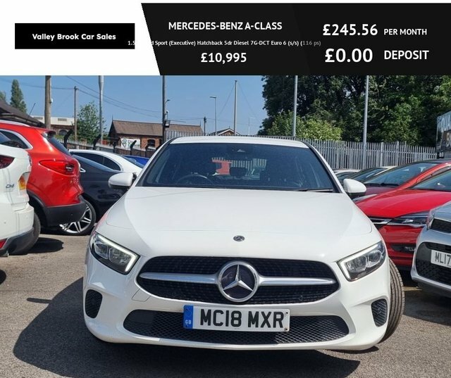 Mercedes-Benz A Class 1.5 A180d Sport Executive Hatchback 7 MC18MXR White #2