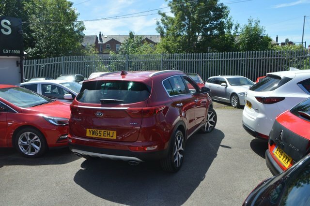 Kia Sportage 2.0 Crdi Gt-line Suv Awd Euro 6 1 YW65EHJ Red #3