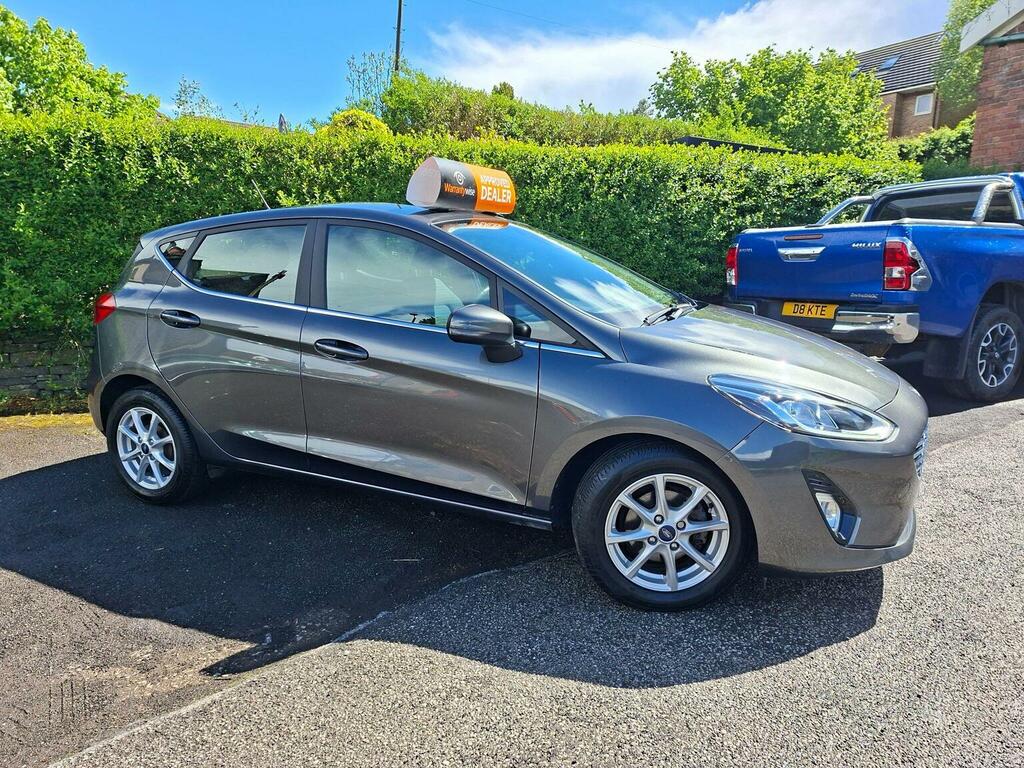 Ford Fiesta Hatchback 1.1 Ti-vct Zetec Euro 6 Ss 2018 HN18UOU Grey #4