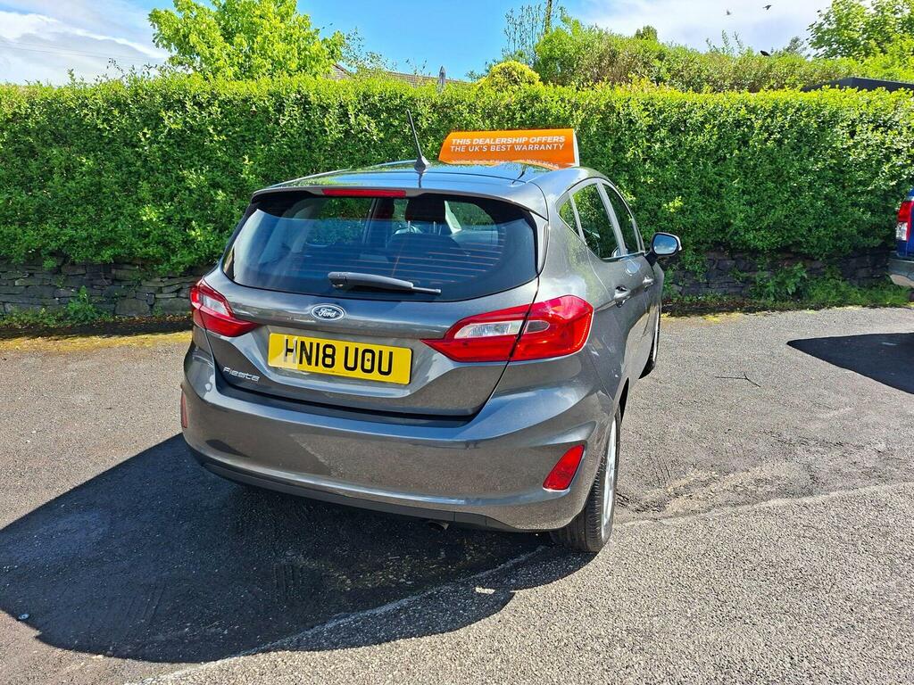 Ford Fiesta Hatchback 1.1 Ti-vct Zetec Euro 6 Ss 2018 HN18UOU Grey #6