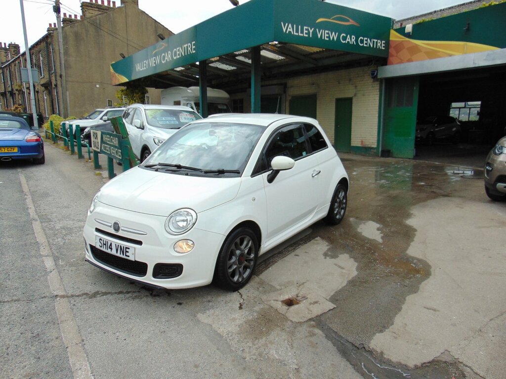 Fiat 500 1.2 S Hatchback Euro 6 Ss 69 SH14VNE White #2