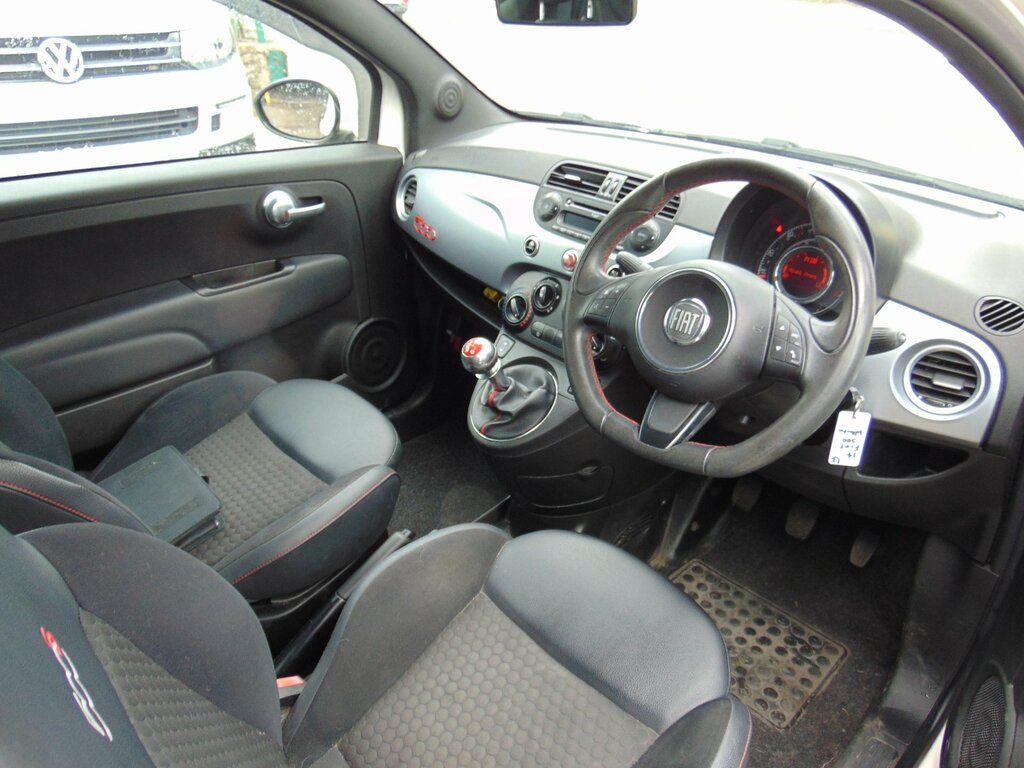 Fiat 500 1.2 S Hatchback Euro 6 Ss 69 SH14VNE White #5