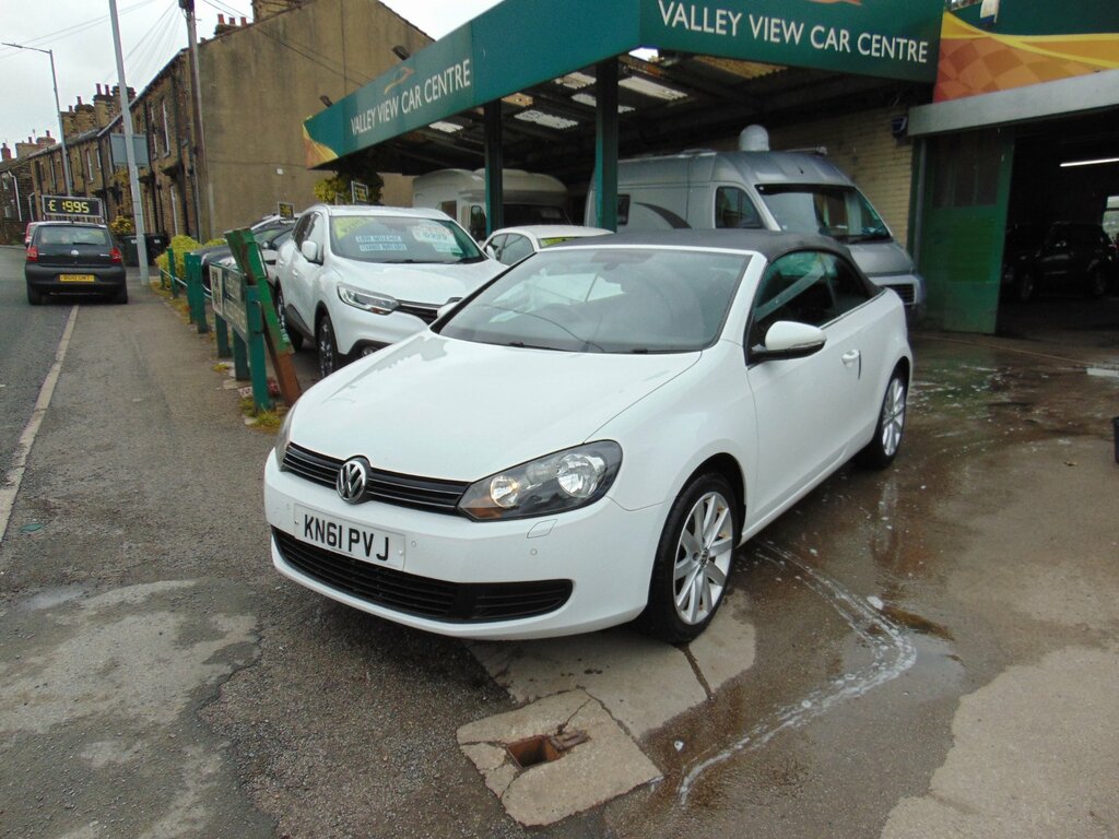 Volkswagen Golf 1.6 Tdi Bluemotion Tech Se Cabriolet Ma KN61PVJ White #2
