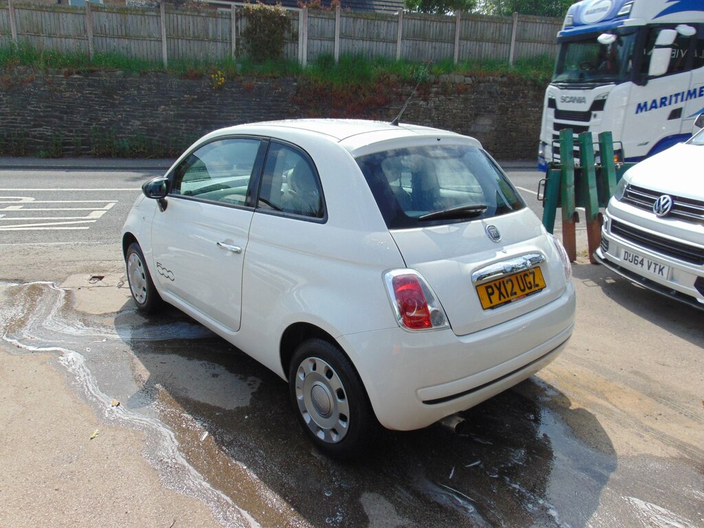 Fiat 500 1.2 Pop Hatchback Euro 5 Ss PX12UGZ White #2
