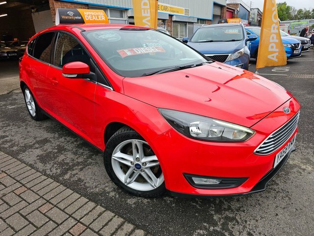 Ford Focus 2018 1.5 Tdci Zetec Edition Hatchback M Red