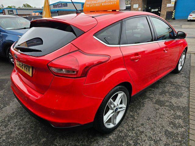 Ford Focus 2018 1.5 Tdci Zetec Edition Hatchback M YX68RVM Red #4