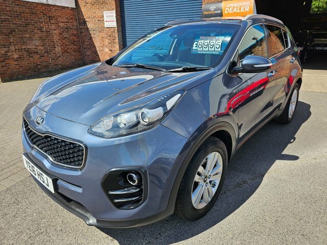Kia Sportage 2016 1.7 Crdi 2 Suv Euro 6 Ss YE16HSJ Blue #2