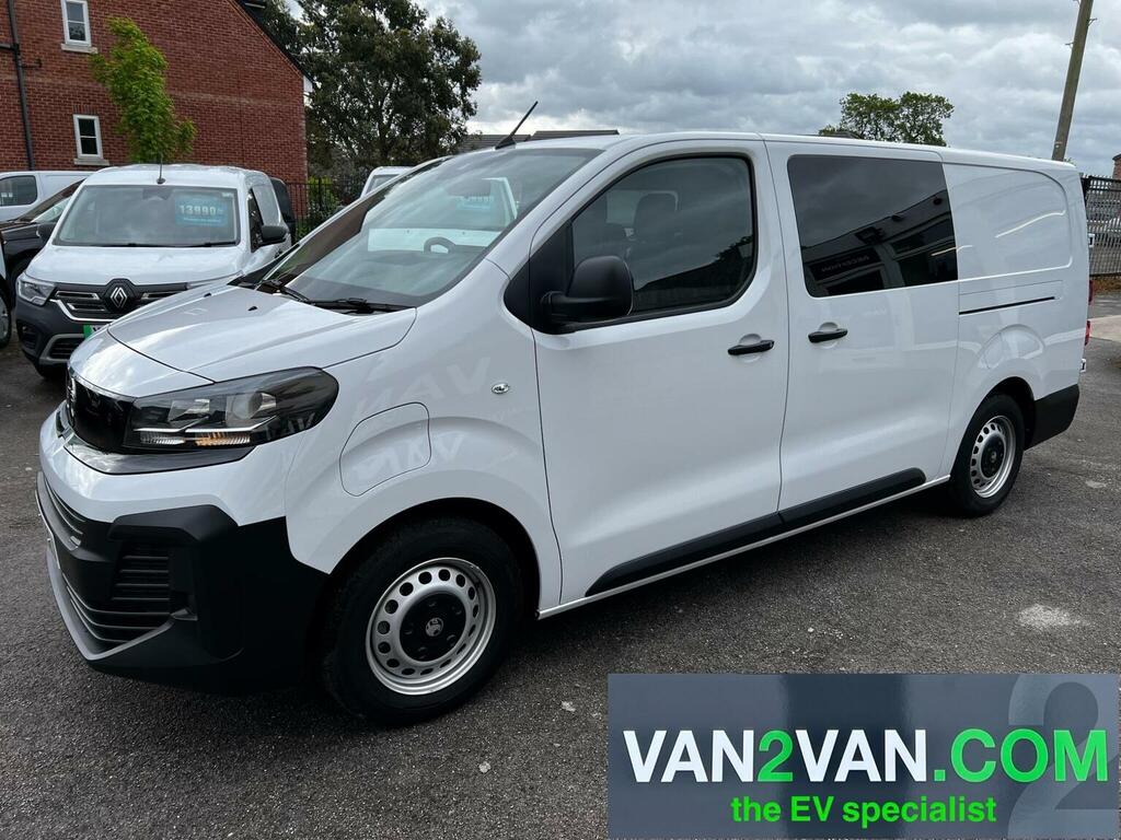 Vauxhall Vivaro Combi Van 75Kwh Prime XL Crew Van 6Dr 7.4Kw White