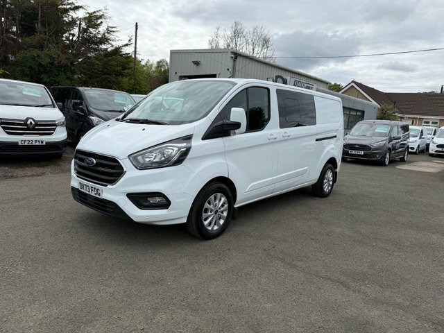 Ford Transit Custom 320 Ecoblue Limited Crew White