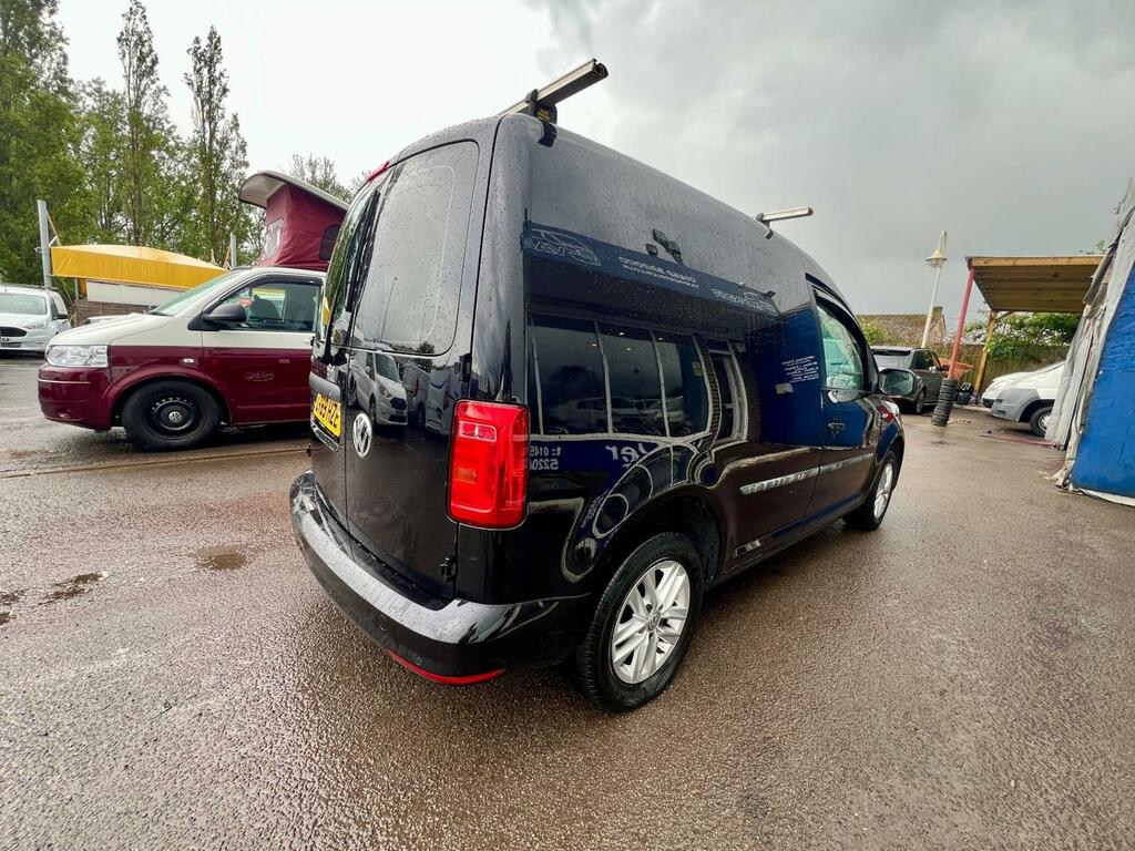 Volkswagen Caddy 2.0 Tdi Bluemotion Highline Nav Van LT69HZE Black #5