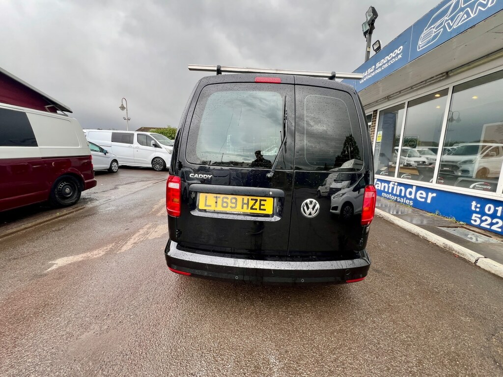 Volkswagen Caddy 2.0 Tdi Bluemotion Highline Nav Van LT69HZE Black #3