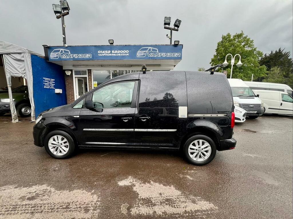 Volkswagen Caddy 2.0 Tdi Bluemotion Highline Nav Van LT69HZE Black #6