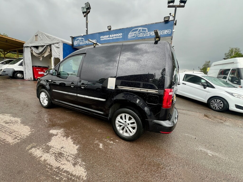 Volkswagen Caddy 2.0 Tdi Bluemotion Highline Nav Van LT69HZE Black #2