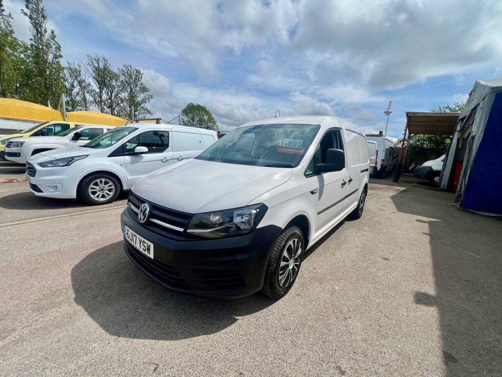 Volkswagen Caddy Maxi 2.0 Tdi Bluemotion Tech 102Ps Startline Van GJ17YSW White #2