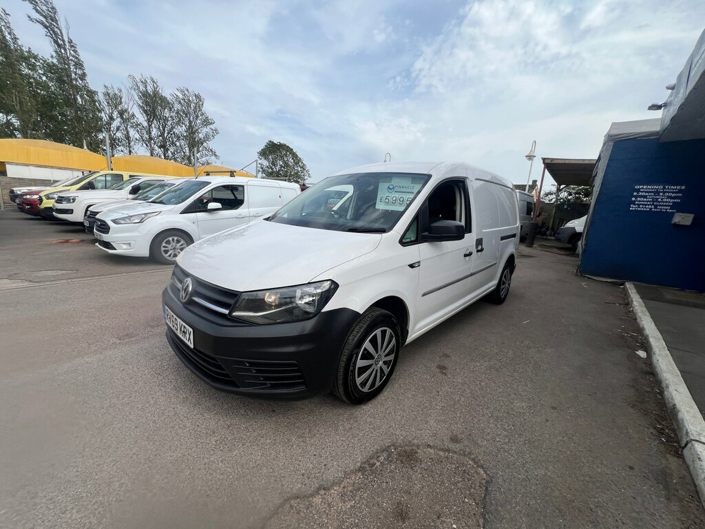 Volkswagen Caddy Maxi 2.0 Tdi Bluemotion Tech 102Ps Startline Van White #4