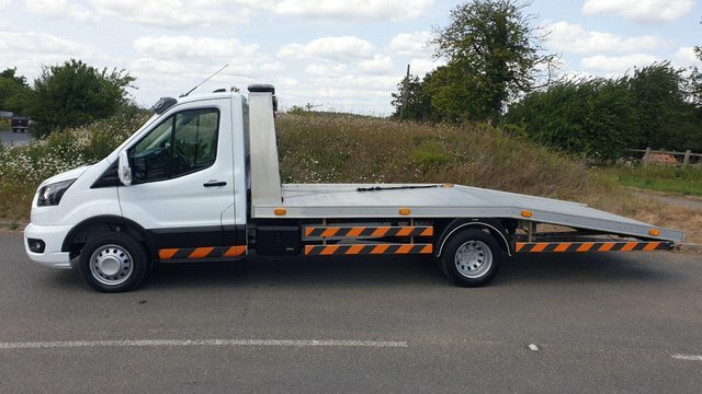 Ford Transit Custom 2.0 350 Ecoblue Mhev Car Transporter Rwd WN72OKW White #4
