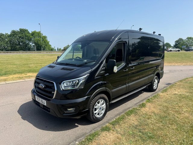 Ford Transit Custom 2.0 350 Ecoblue Limited Fwd L3 H2 Euro 6 S S YS71XUJ Black #3