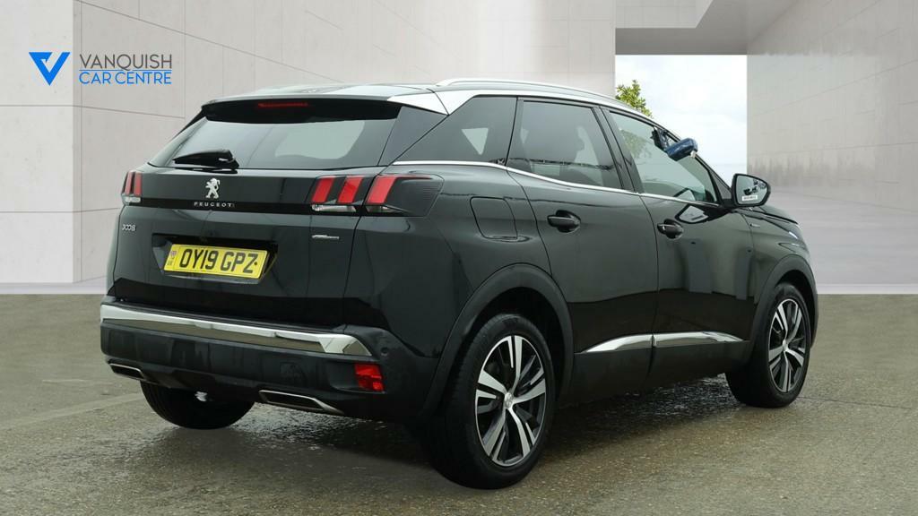 Peugeot 3008 1.5 Bluehdi Gt Line Suv Eat Euro 6 S S OY19GPZ Black #4
