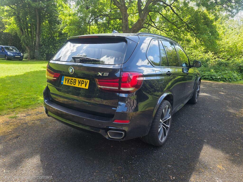 BMW X5 3.0 40D M Sport Xdrive Euro 6 S S YK68YPV Black #5