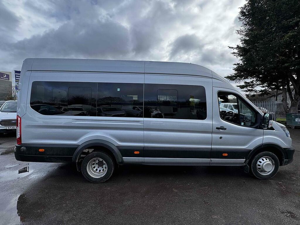 Ford Transit Custom 2.0 460 Ecoblue Leader Minibus Double Cab Dies HV70OMC Silver #6