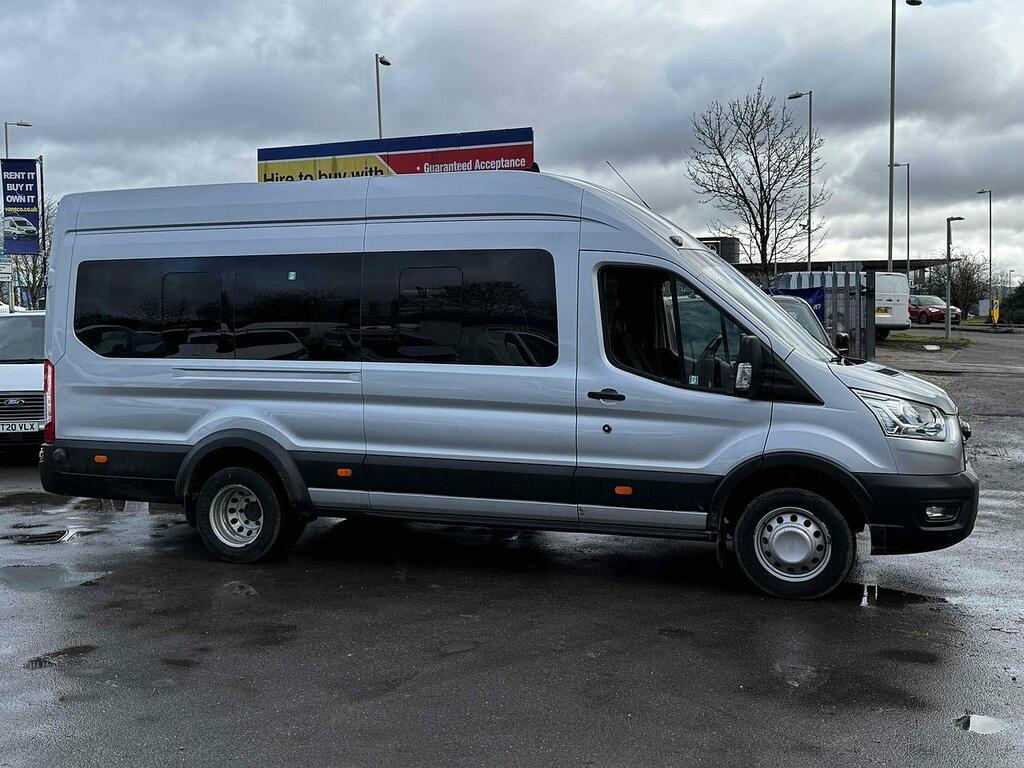 Ford Transit Custom 2.0 460 Ecoblue Leader Minibus Double Cab Dies HV70OMC Silver #3