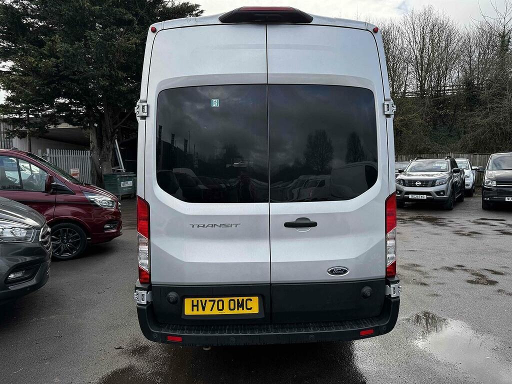 Ford Transit Custom 2.0 460 Ecoblue Leader Minibus Double Cab Dies HV70OMC Silver #4