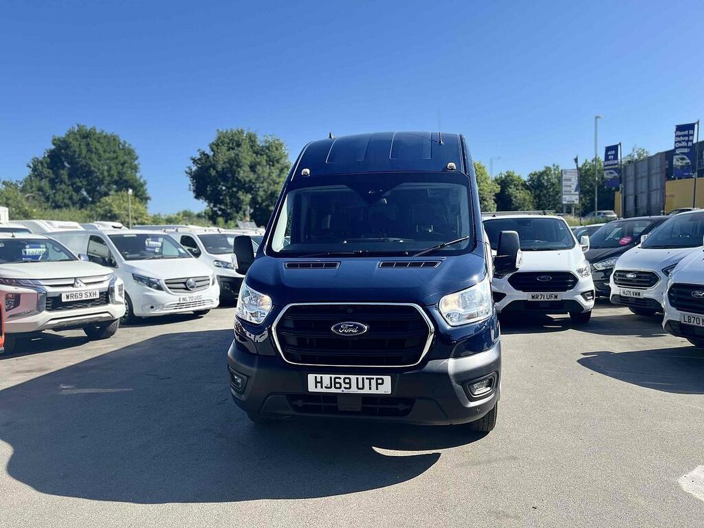 Ford Transit Custom 2.0 460 Ecoblue Leader Minibus Double Cab Dies HJ69UTP Blue