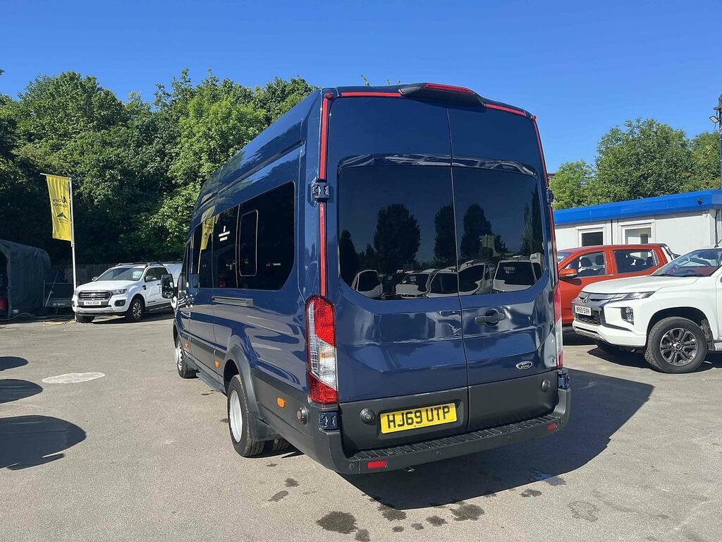 Ford Transit Custom 2.0 460 Ecoblue Leader Minibus Double Cab Dies HJ69UTP Blue #6