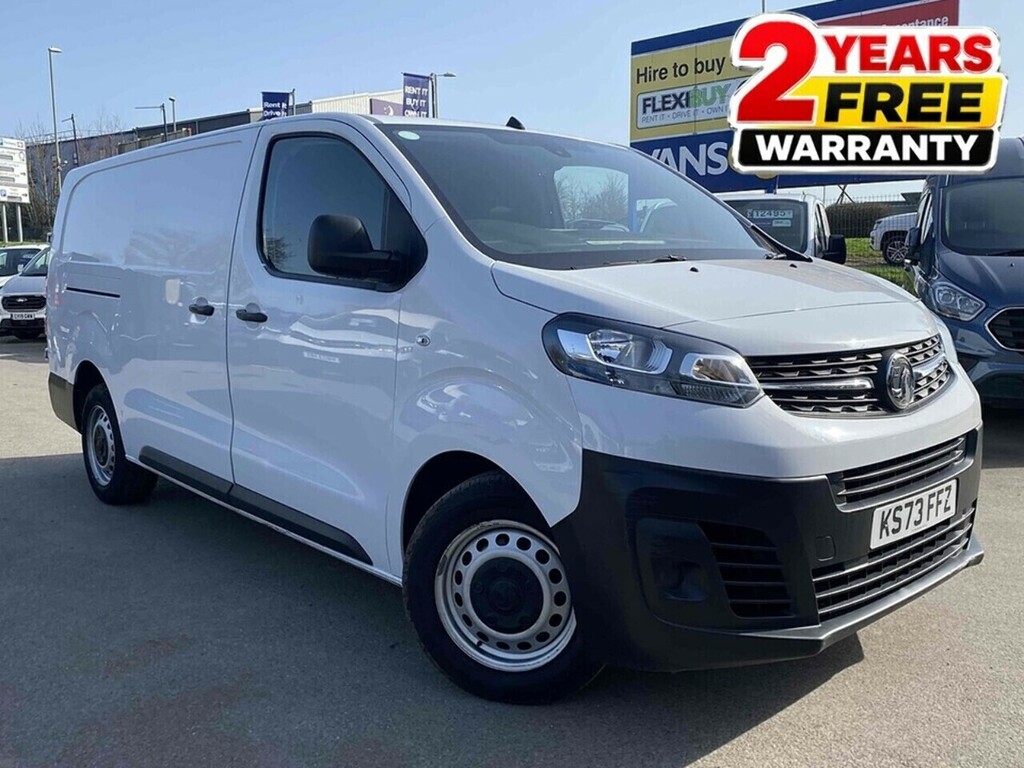 Vauxhall Vivaro 1.5 Turbo D 2900 Prime Panel Van 6Dr White