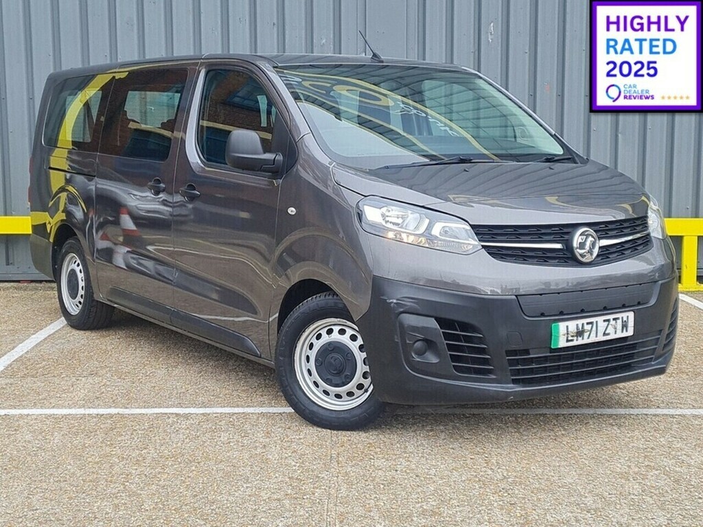 Vauxhall Vivaro 50Kwh Combi Mpv Lwb 9 Seat, 11K Grey