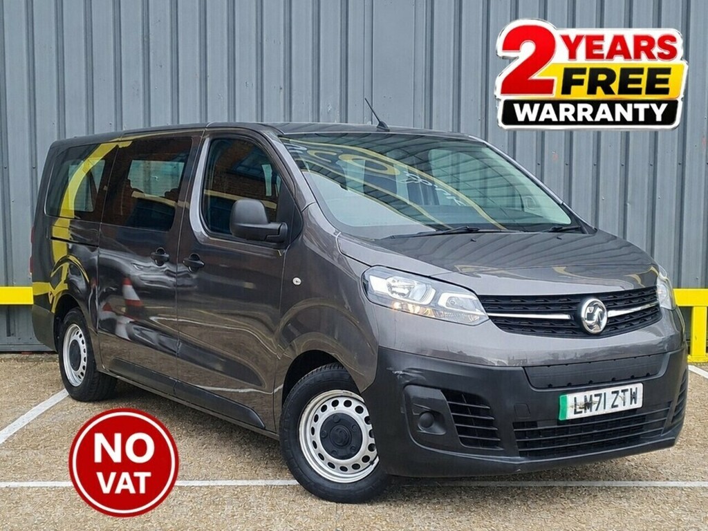 Vauxhall Vivaro 50Kwh Combi Mpv Lwb 9 Seat, 11K Grey