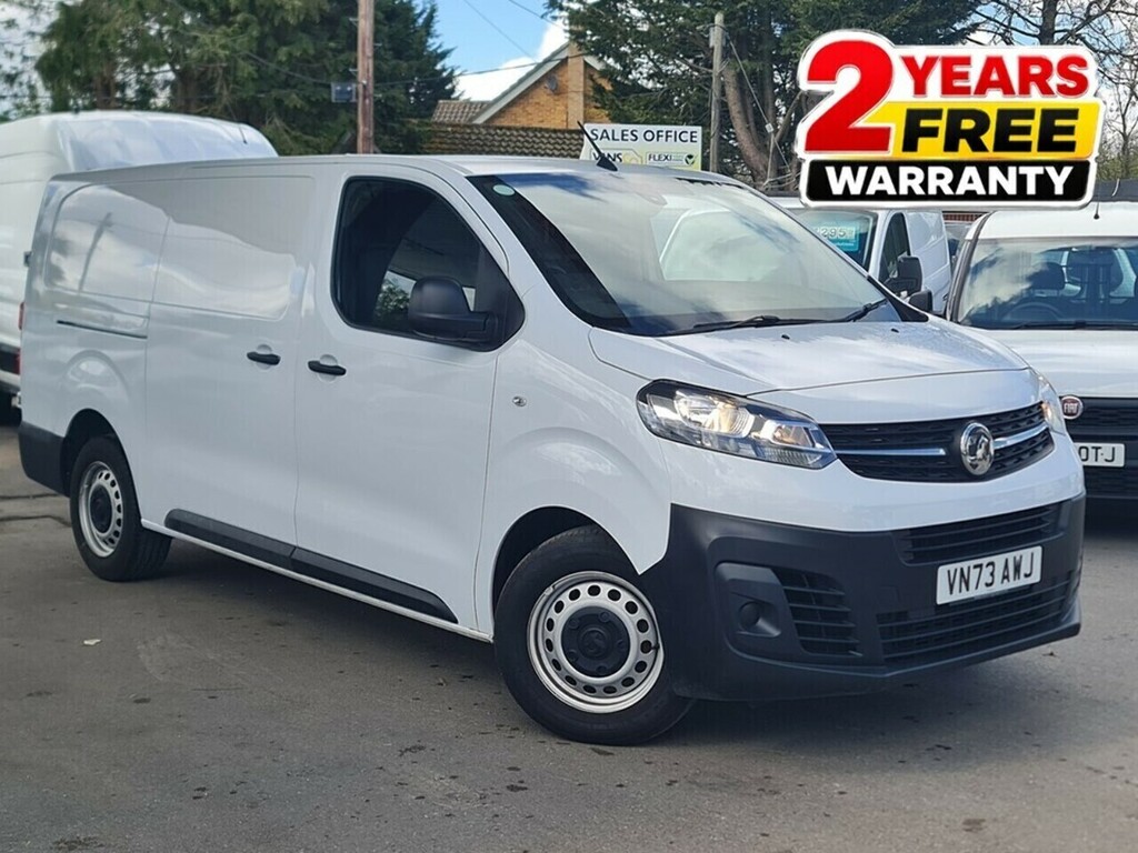 Vauxhall Vivaro 1.5 Turbo D 2900 Prime Panel Van 6Dr White