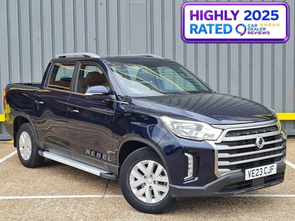 SsangYong Musso 2.2D Rebel Pickup Double Cab 4Wd E Blue