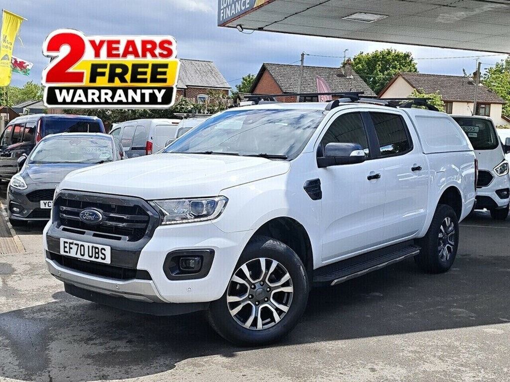 Ford Ranger 2.0 Ecoblue Wildtrak Pickup Double Cab White