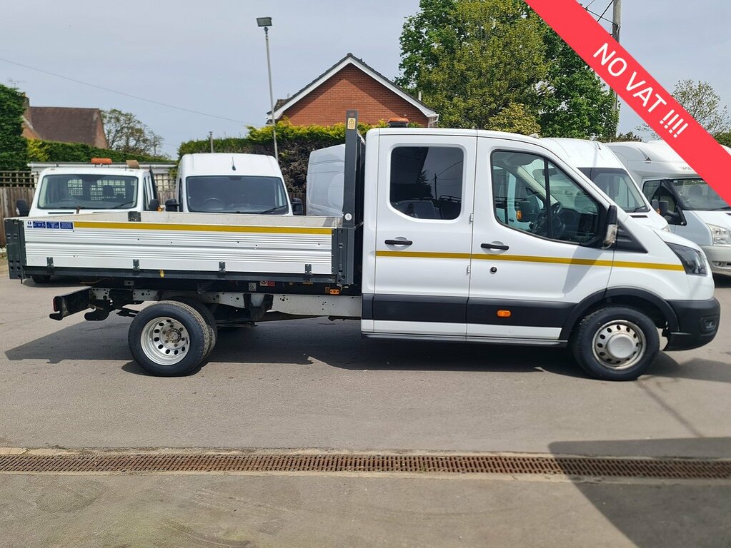 Ford Transit Custom 2.0 350 Ecoblue Leader Tipper Rw White