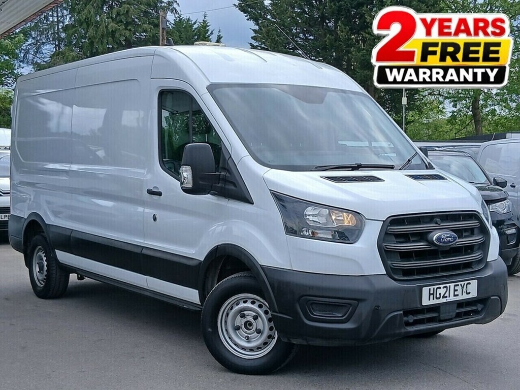 Ford Transit Custom 2.0 350 Ecoblue Leader Panel Van White